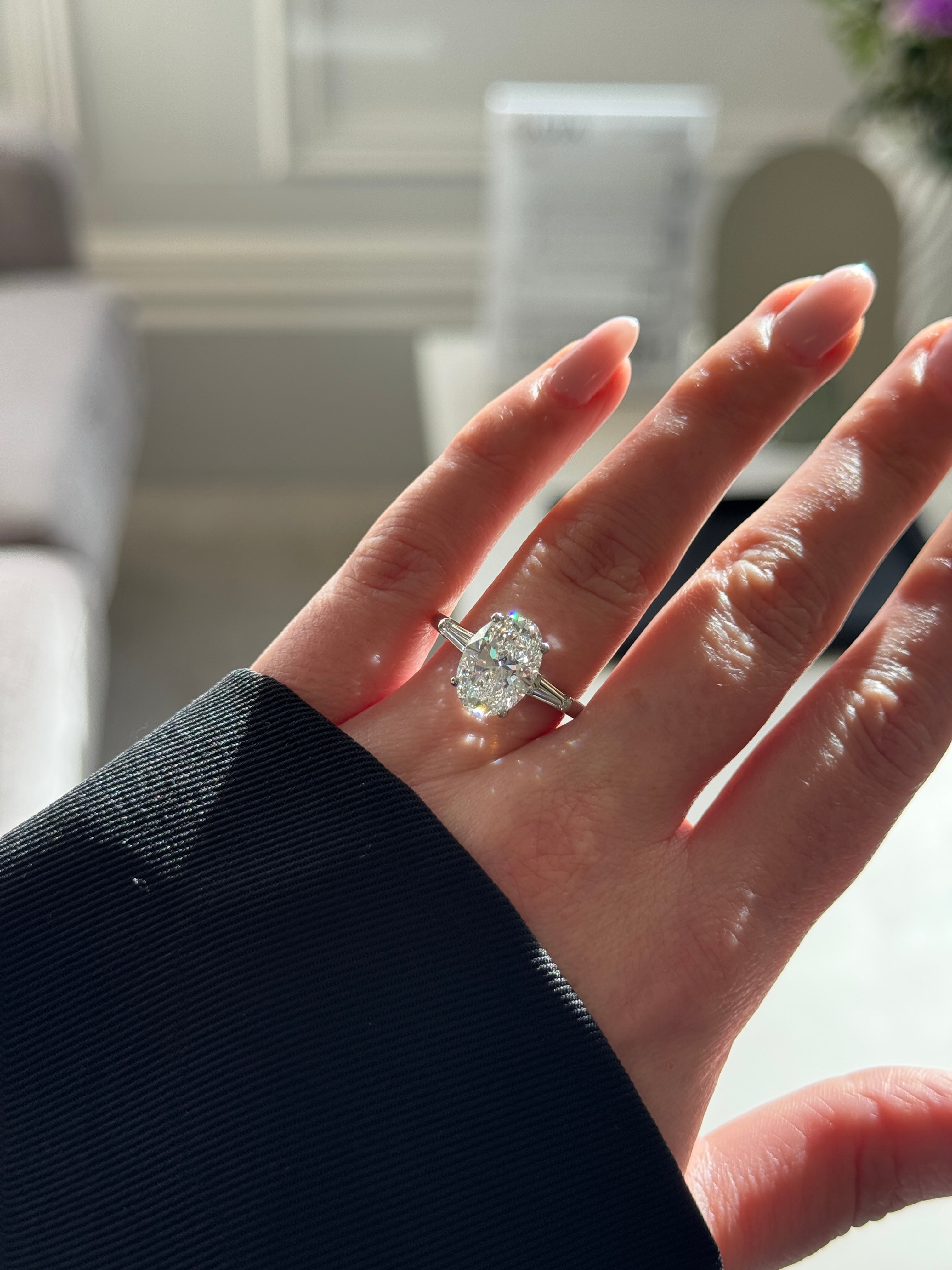 3.00CT Oval cut diamond harrogate