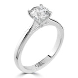 Round Brilliant Cut Solitaire Engagement Ring 0.70ct, Platinum