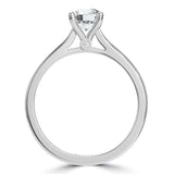 Round Brilliant Cut Solitaire Engagement Ring 0.70ct, Platinum