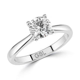 Round Brilliant Cut Solitaire Engagement Ring 0.70ct, Platinum