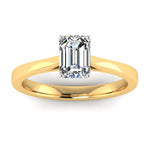 ESME Lab-Grown Classic Emerald Cut Solitaire Ring by Harrogate Jewellers, featuring a brilliant platinum band and an exquisite lab-grown diamond, ideal for bespoke jewellery lovers in Harrogate, Yorkshire.