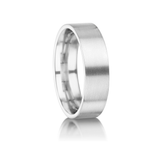 Gents Platinum Matt Polished 6mm Wedding Ring by Harrogate Jewellers, a bespoke jewellery piece from Yorkshire, perfect for weddings and engagements featuring laboratory grown diamonds.