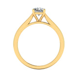 Harrogate Jewellers' PENNY Lab-Grown Classic Radiant Cut Solitaire Ring, a bespoke jewel in platinum, ideal for Yorkshire wedding and engagement occasions.