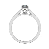 ARYA Lab-Grown Classic Pear Cut Solitaire Ring by Harrogate Jewellers, crafted in platinum showcasing a brilliant lab-grown diamond, perfect for bespoke Yorkshire weddings.