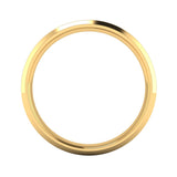 Gents Matt Polished Yellow Gold 5mm Wedding Ring