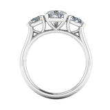 ELEANOR – Lab- Grown Diamond Three Stone Pear Cut Engagement Ring