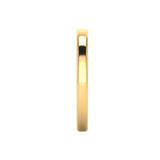 Ladies 18ct Yellow Gold Slight Court Wedding Ring Plain Band