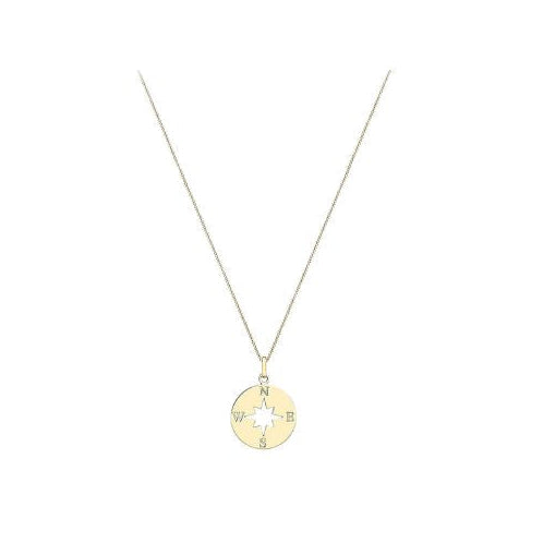 9ct Yellow Gold Compass Pendant from Harrogate Jewellers, earth mined diamonds, bespoke jewellery in Harrogate Yorkshire
