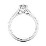 Harrogate Jewellers' WILLOW lab-grown classic oval cut solitaire ring, perfect for engagement or bespoke Yorkshire jewellery