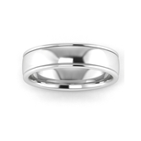 Gents Platinum Polished Groove Edge 6mm Wedding Ring from Harrogate Jewellers, a bespoke jewellery vendor in Yorkshire. Perfect for engagements with lab grown diamonds.