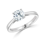 Classic Solitaire Round Brilliant Cut Diamond Engagement Ring by Harrogate Jewellers, a bespoke Yorkshire jewellery vendor specializing in lab grown diamonds and wedding rings.