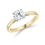 Classic Solitaire Round Brilliant Cut Diamond Engagement Ring 1.25ct by Harrogate Jewellers, a top choice for bespoke jewellery in Yorkshire. Perfect for lab-grown diamond lovers.