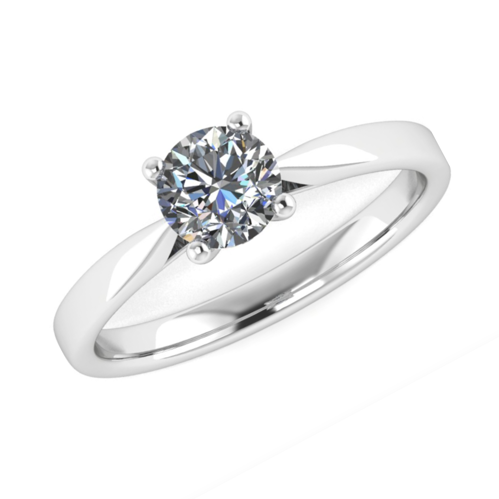 Diamond Engagement Rings under £1000 Solitaire Lab Grown Ring Round Brilliant Cut Harrogate Jewellers