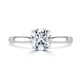 Lab-Grown 2.00ct Round Brilliant Cut Diamond Solitaire Engagement Ring Platinum