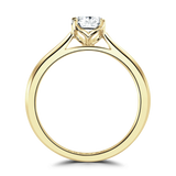 Lab-Grown Emerald Cut Solitaire Diamond Engagement Ring | The Esme Ring