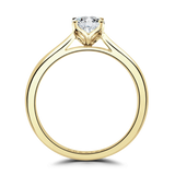 Lab-Grown Oval Cut Solitaire Engagement Ring | The Willow Ring
