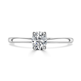 Lab-Grown Oval Cut Solitaire Engagement Ring | The Willow Ring