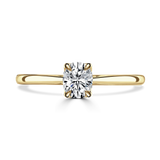 Lab-Grown Oval Cut Solitaire Engagement Ring | The Willow Ring