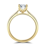 Lab-Grown Round Brilliant Solitaire Engagement Ring | The Bella Ring