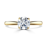 Lab-Grown Round Brilliant Solitaire Engagement Ring | The Bella Ring