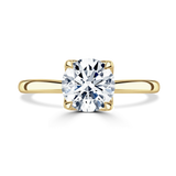 Lab-Grown Round Brilliant Solitaire Engagement Ring | The Bella Ring