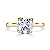 Lab-Grown Round Brilliant Solitaire Engagement Ring | The Bella Ring