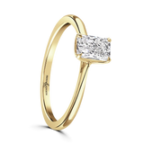 Lab-Grown Radiant Cut Diamond Solitaire Engagement Ring | The Penny Ring