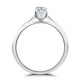 Lab-Grown Radiant Cut Diamond Solitaire Engagement Ring | The Penny Ring