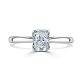 Lab-Grown Radiant Cut Diamond Solitaire Engagement Ring | The Penny Ring