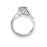 Platinum 2.00ct Oval Cut Lab-Grown Diamond Solitaire Engagement Ring | D/VVS