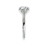 Platinum 2.00ct Oval Cut Lab-Grown Diamond Solitaire Engagement Ring | D/VVS