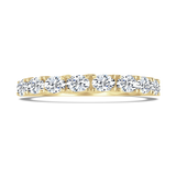 18ct Yellow Gold Oval Cut Diamond Wedding Eternity Ring 0.80ct Landscape