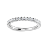 Ladies Platinum Claw Set Round Brilliant Cut Diamond Ring
