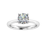 Harrogate Jewellers Lab-Grown Round Brilliant Cut Engagement Ring in platinum, perfect for bespoke wedding jewellery in Harrogate Yorkshire