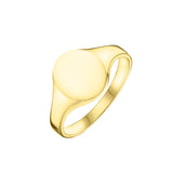 Medium Gents Oval Signet Ring in Gold by Harrogate Jewellers, perfect for bespoke engraving. Ideal for natural diamond, laboratory grown diamond, or Earth Mined Diamond Wedding Rings.