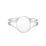 Medium Gents Oval Signet Ring in Gold from Harrogate Jewellers, perfect for bespoke engraving. Ideal for wedding or engagement, Yorkshire's premier choice for Earth Mined Diamonds.