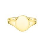 Medium Gents Oval Signet Ring Gold by Harrogate Jewellers, a perfect example of bespoke jewellery in Harrogate, Yorkshire. Ideal for engraving, this 9ct Yellow or White Gold ring represents a timeless piece of Earth Mined Diamond Wedding Rings.