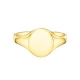 Medium Gents Oval Signet Ring Gold by Harrogate Jewellers, a perfect example of bespoke jewellery in Harrogate, Yorkshire. Ideal for engraving, this 9ct Yellow or White Gold ring represents a timeless piece of Earth Mined Diamond Wedding Rings.