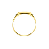 Medium Octagonal Shaped Signet Ring by Harrogate Jewellers, crafted in 9ct Yellow Gold or White Gold, ideal for bespoke engraving. Perfect for engagement or wedding rings in Harrogate, Yorkshire.