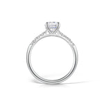 Tapered Claw Set Round Brilliant Cut Diamond Engagement Ring by Harrogate Jewellers, a perfect choice for bespoke jewellery in Yorkshire. Ideal for weddings and featuring a lab-grown diamond.