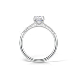 Tapered Claw Set Round Brilliant Cut Diamond Engagement Ring by Harrogate Jewellers, a perfect choice for bespoke jewellery in Yorkshire. Ideal for weddings and featuring a lab-grown diamond.