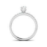 Platinum Marquise Lab-Grown Diamond Ring from Harrogate Jewellers, perfect for bespoke engagement and Earth Mined Diamonds Wedding Rings in Yorkshire.