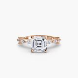 The Eloise Solitaire Marquise Diamond Shoulders