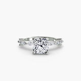 The Eloise Solitaire Marquise Diamond Shoulders