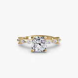 The Eloise Solitaire Marquise Diamond Shoulders