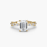 The Eloise Solitaire Marquise Diamond Shoulders