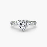 The Eloise Solitaire Marquise Diamond Shoulders