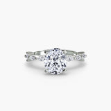 The Eloise Solitaire Marquise Diamond Shoulders