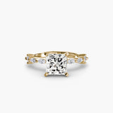 The Eloise Solitaire Marquise Diamond Shoulders