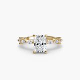 The Eloise Solitaire Marquise Diamond Shoulders
